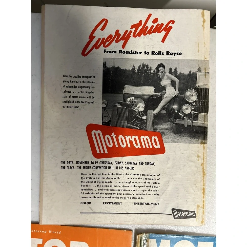 Motor Trend‎ Magazine May 1951 July and December Set of 3